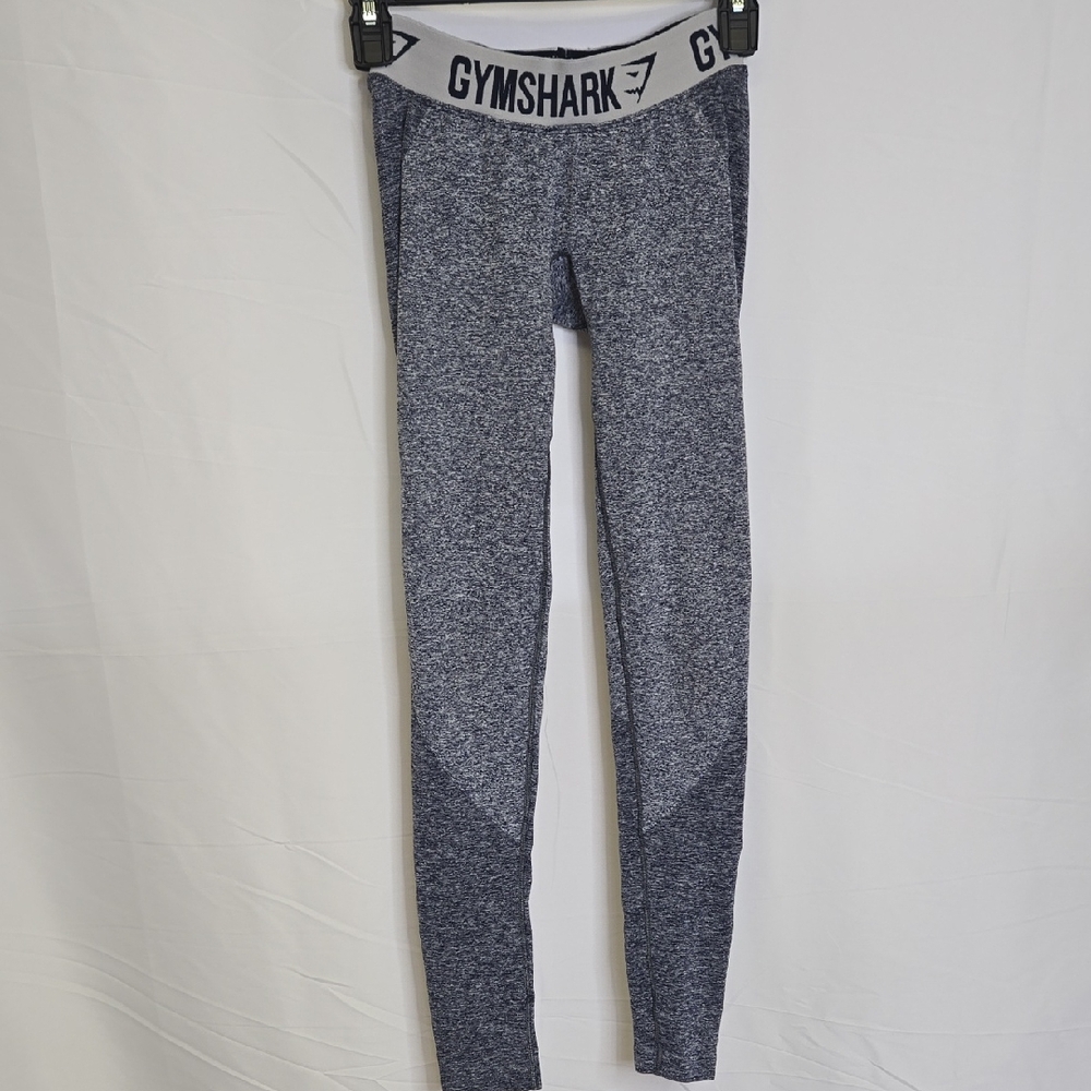Gymshark Flex Leggings, Heather Grey,‎ Athletic Sporty Activewear Gym Workout XS